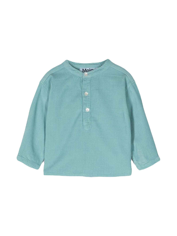 Camicia azzurra neonato unisex