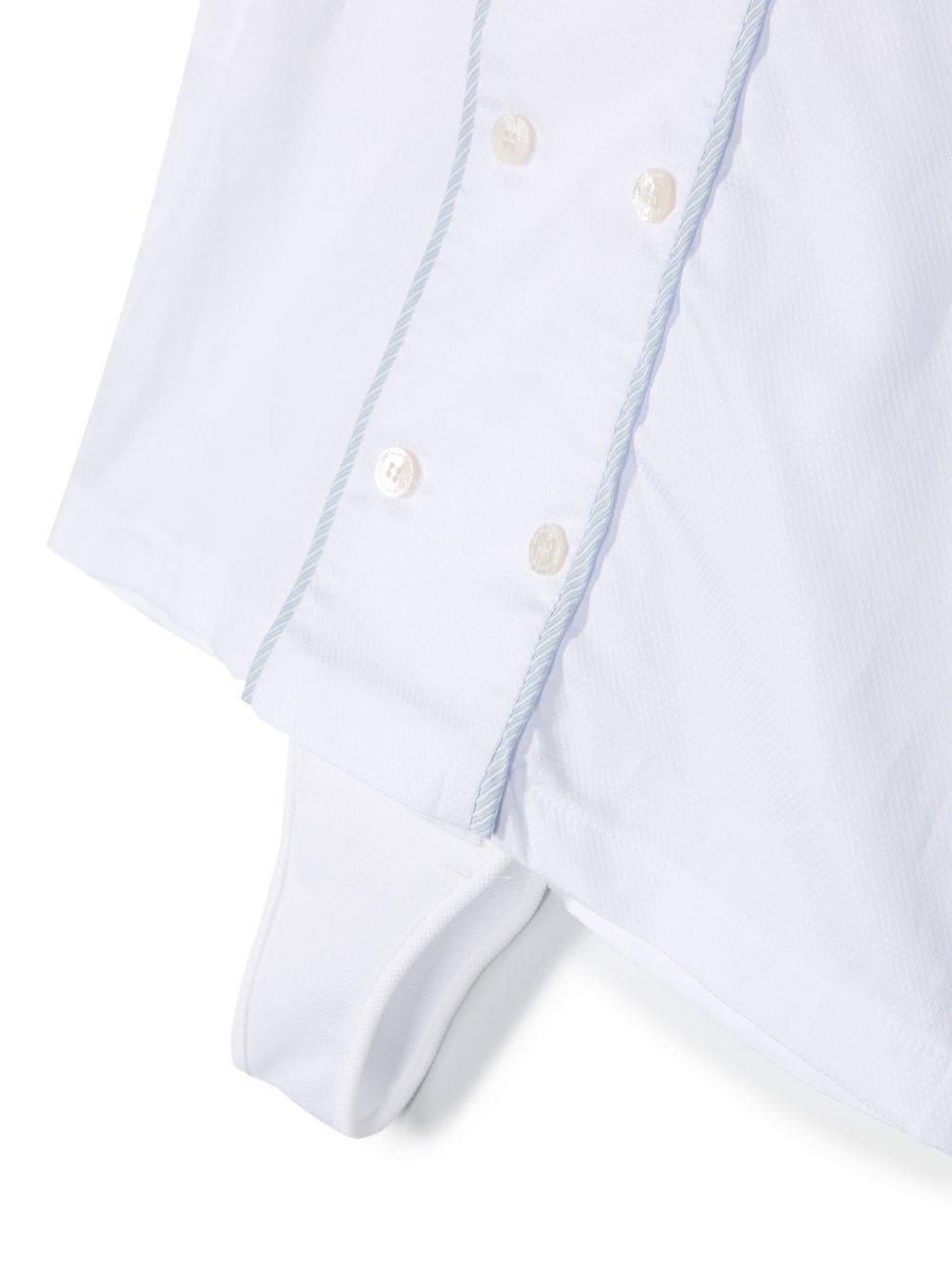 Completo bianco/blu bambino