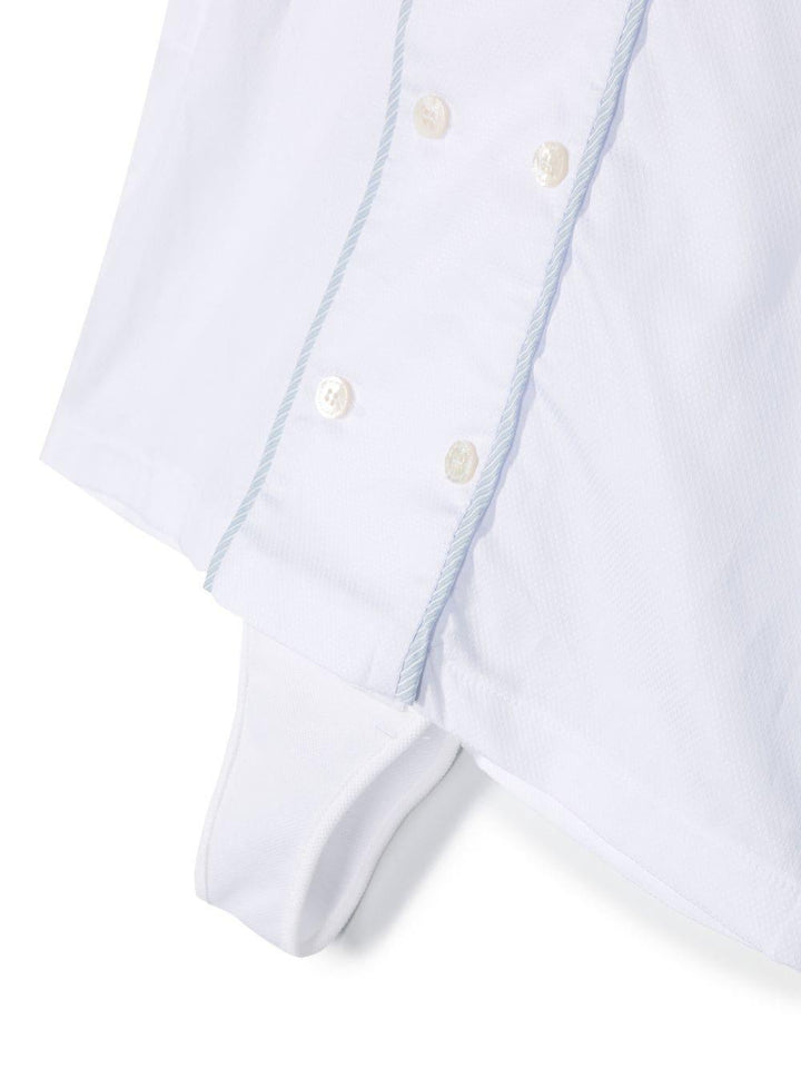 Completo bianco/blu bambino