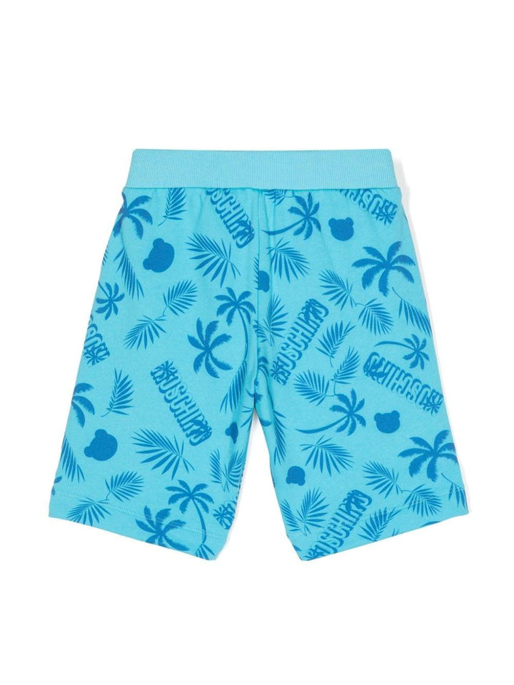 Shorts blu ceruleo bambino