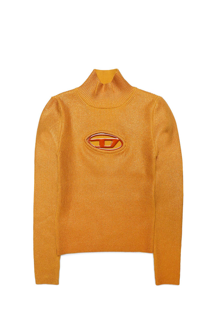 Maglione arancione bambina