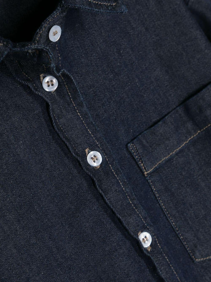 Camicia blu bambina