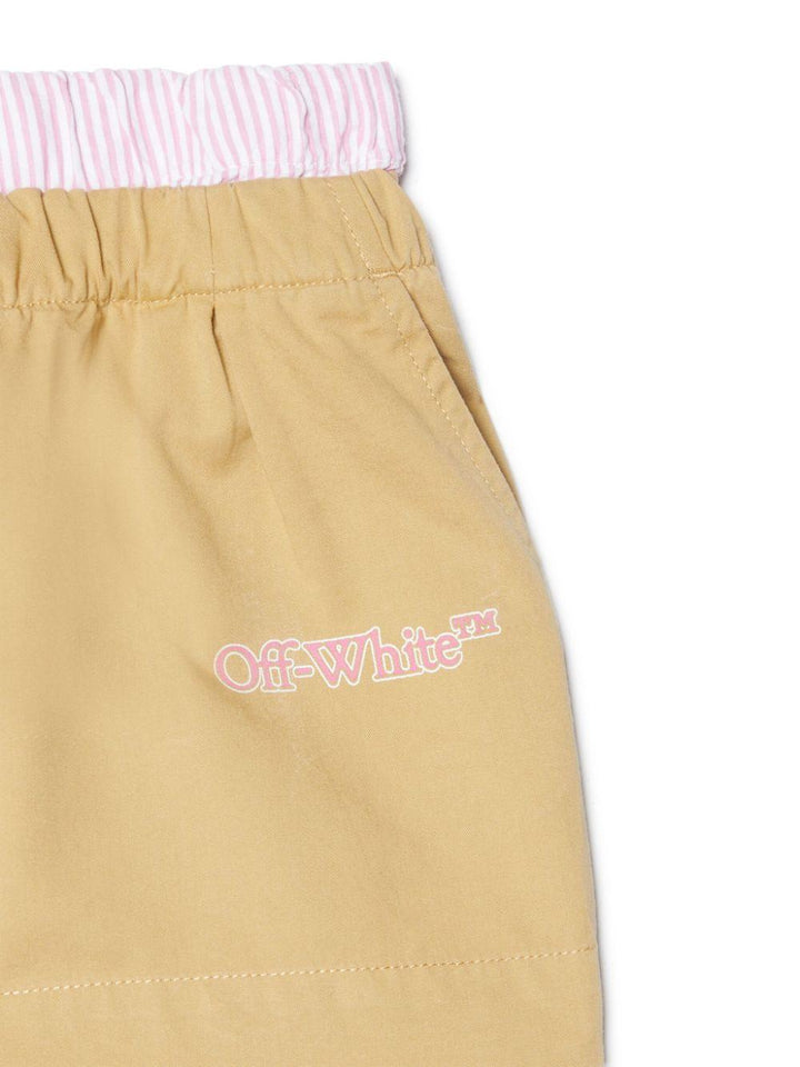 gonna beige bambina