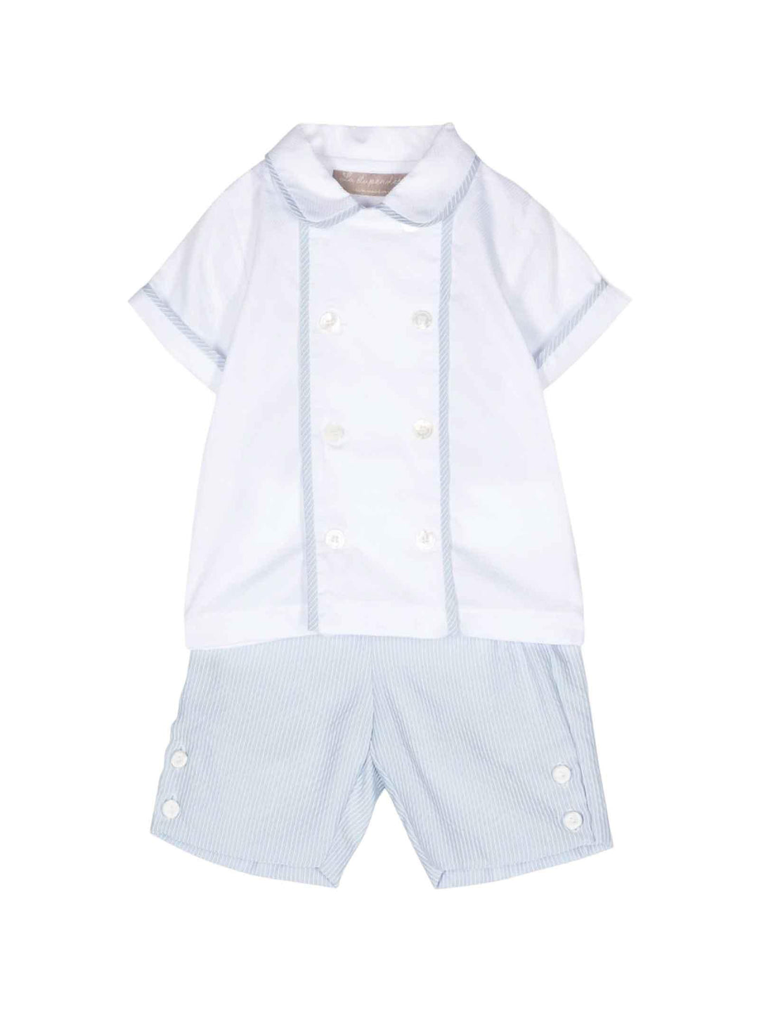 Set bianco/blu neonato