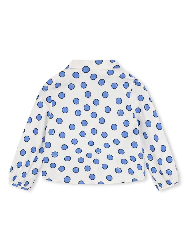 Camicia a pois bambina