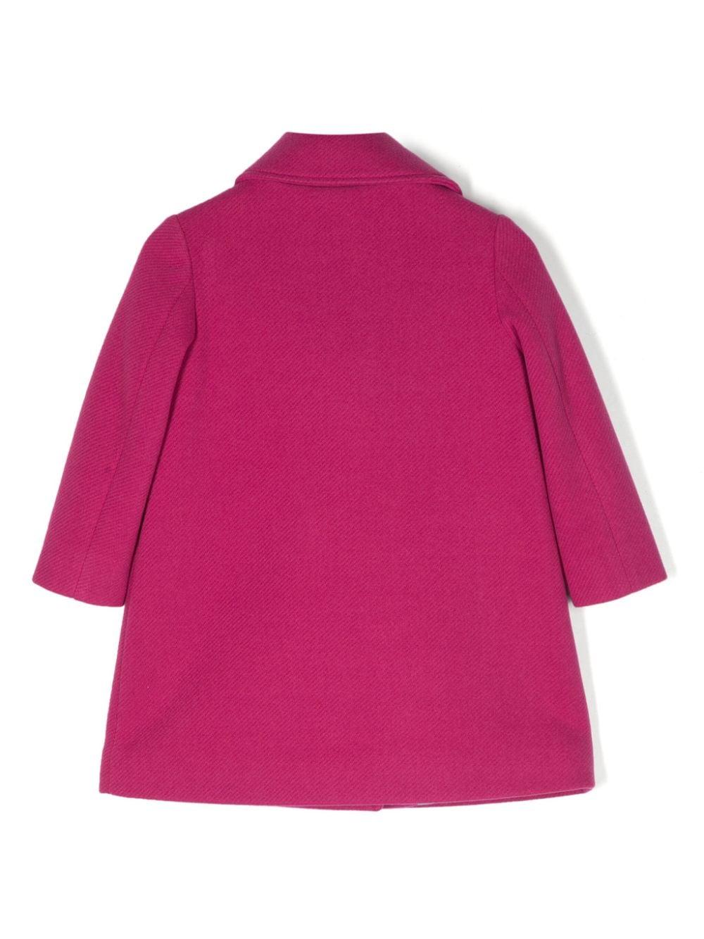 Cappotto fucsia bambina