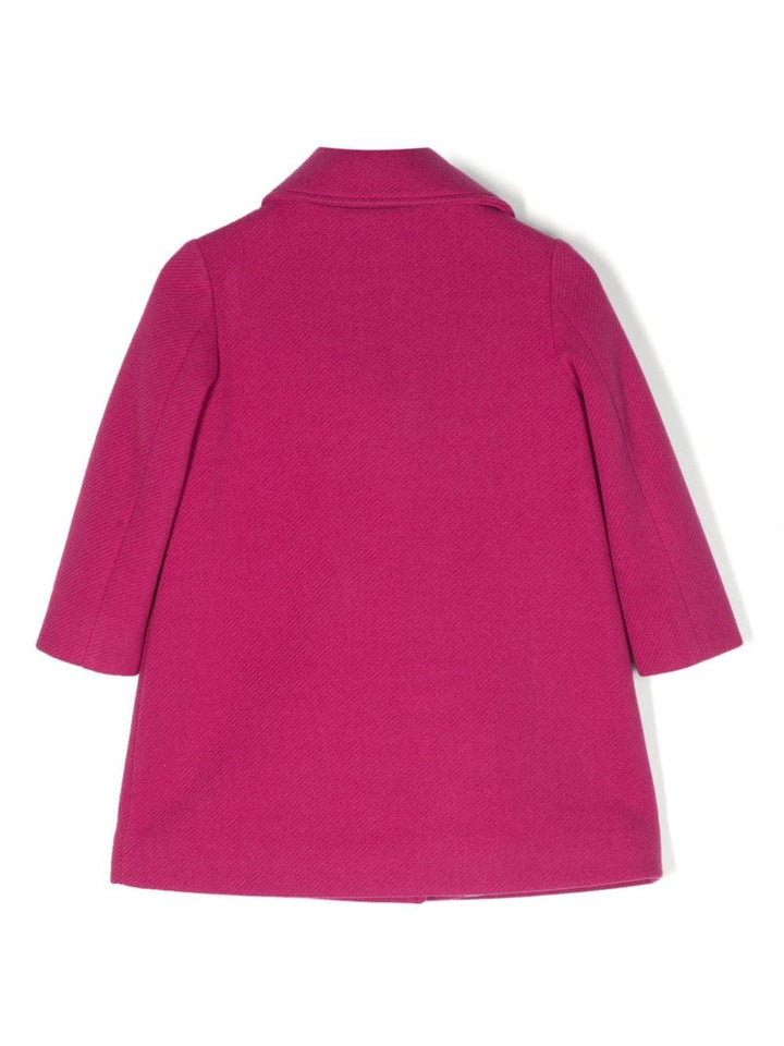 Cappotto fucsia bambina