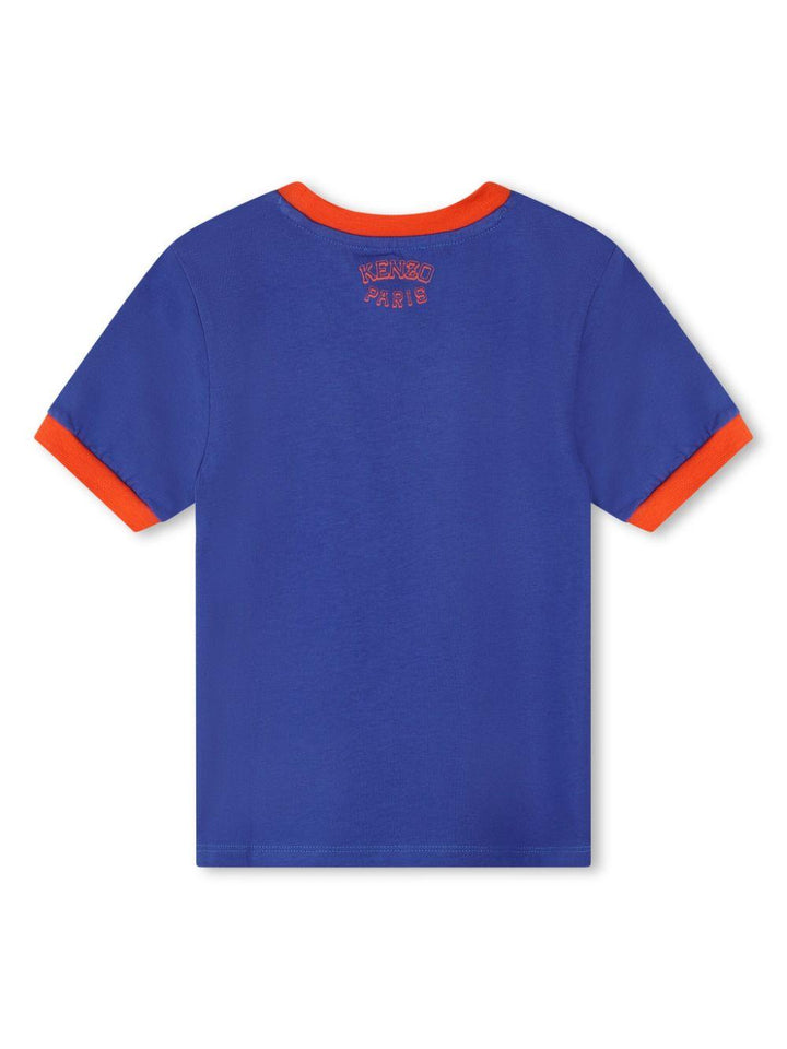 T-shirt blu bambino K60833 80A KENZO KIDS 