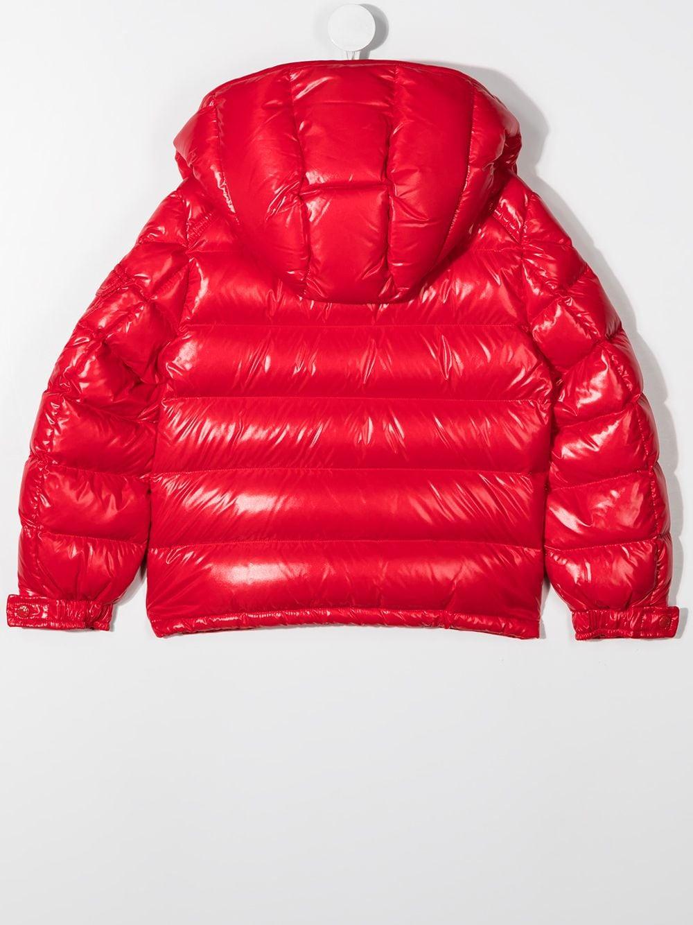 Piumino rosso bambino