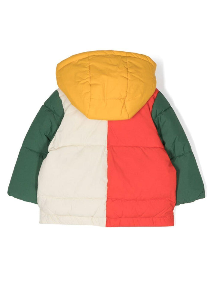 Piumino multicolor neonato con logo
