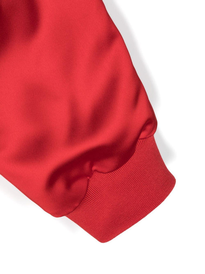 Pantalone rosso bambina,con vita e caviglie elasticizzate
