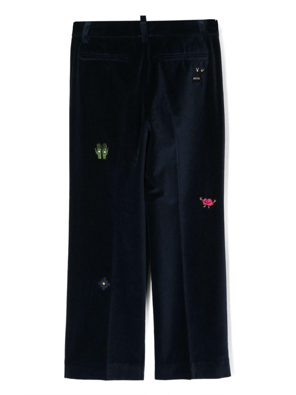 Pantalone blu bambina