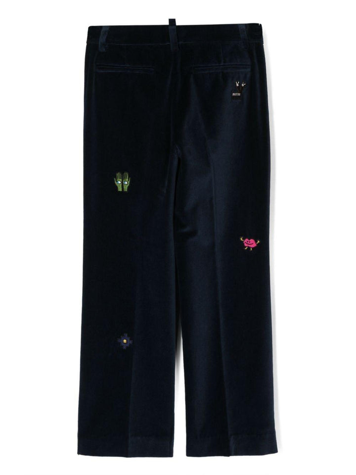 Pantalone blu bambina