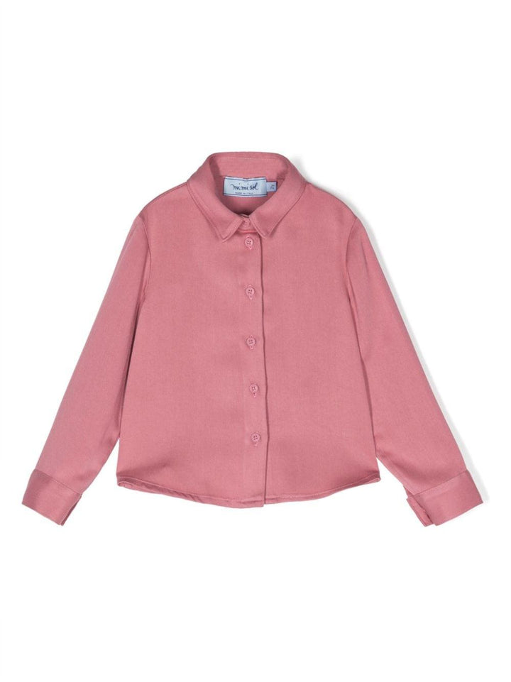 Camicia rosa bambina