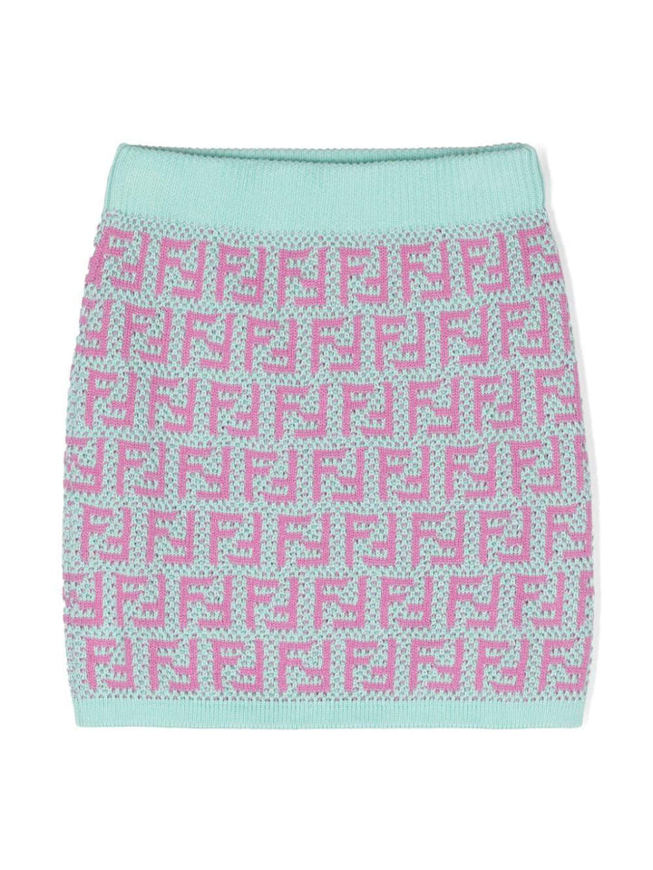 Gonna bambina multicolore