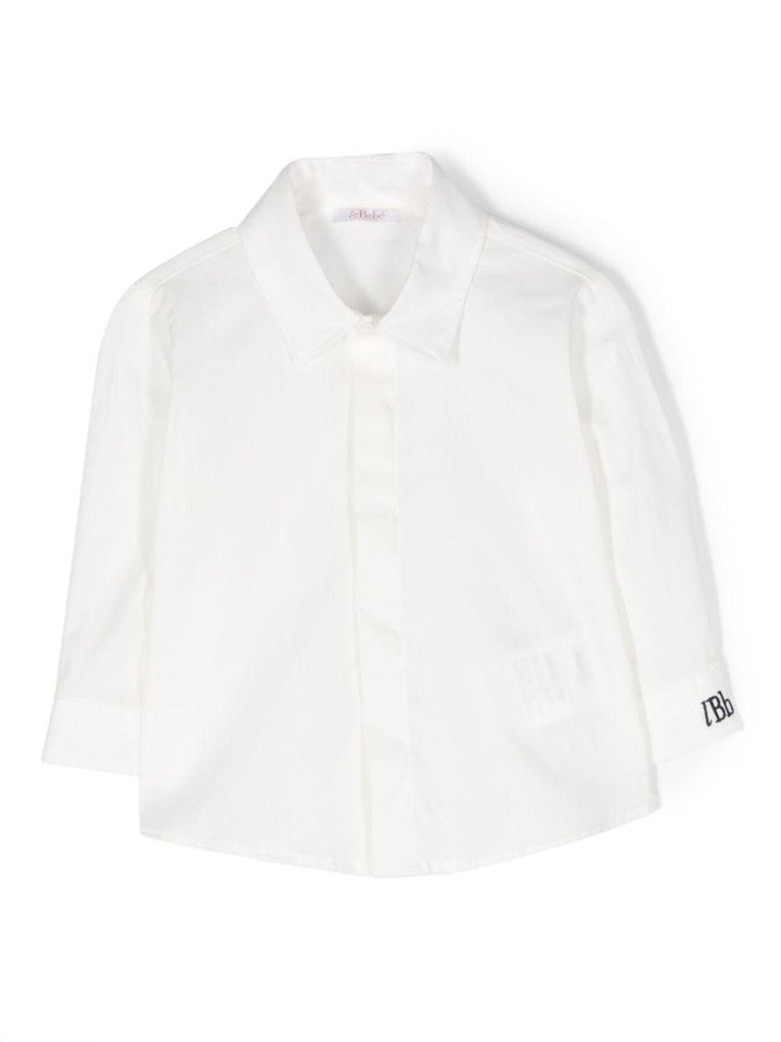 Camicia bianca neonato
