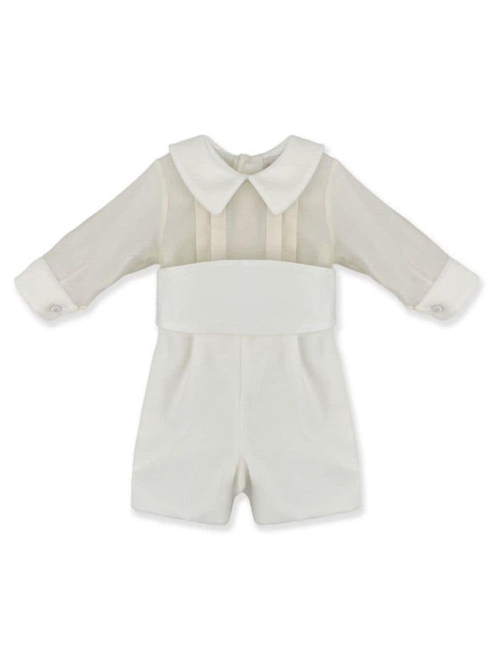 Pagliaccetto bianco neonato