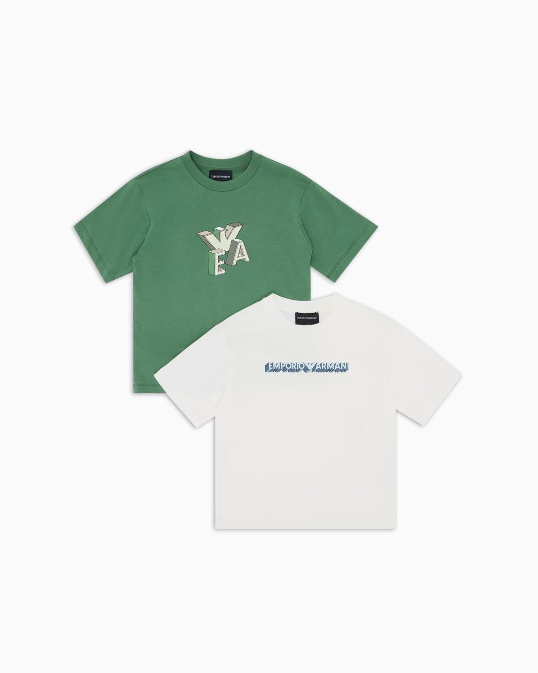 set  t-shirts bambino EB000318AF13913 M0011 EMPORIO ARMANI KIDS 