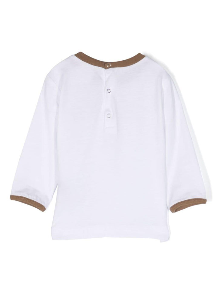 T-shirt bianca neonato DT8500Z0761 100BG DOUUOD KIDS 