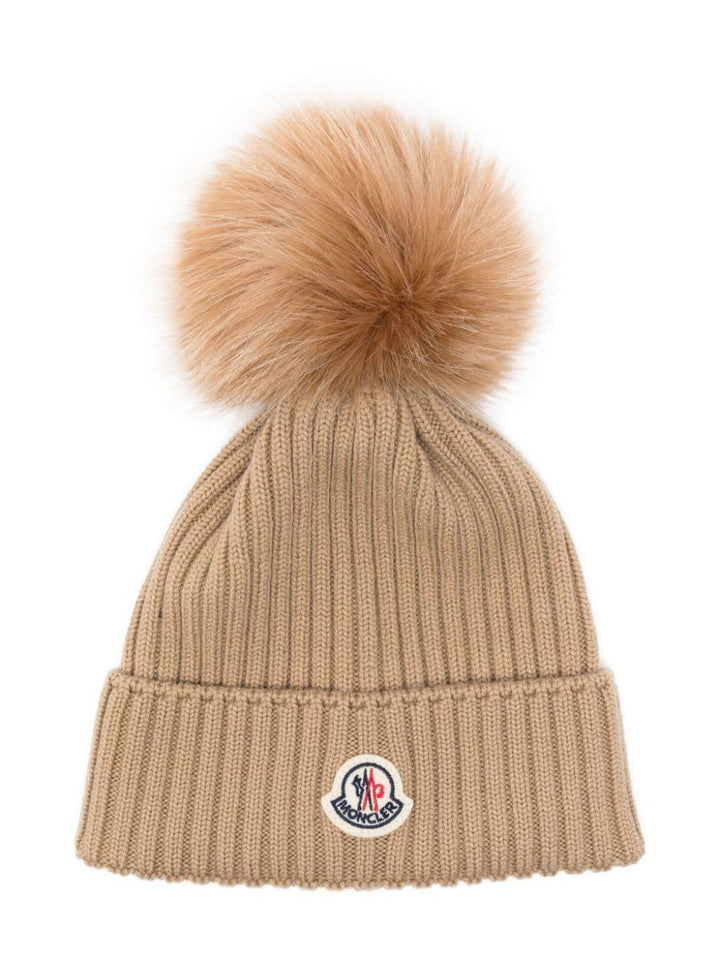 Cappello beige bambina