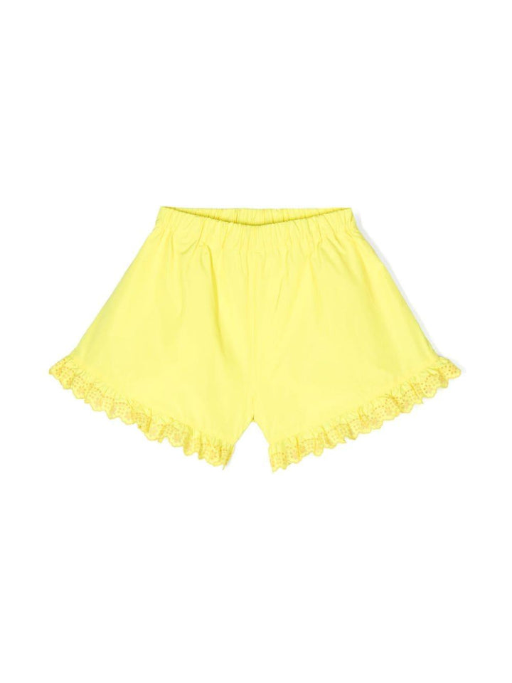 Shorts gialli bambina
