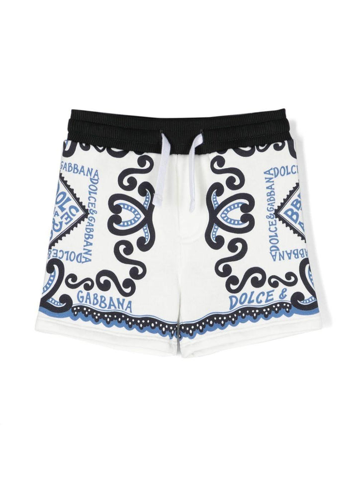 shorts neonato bianco