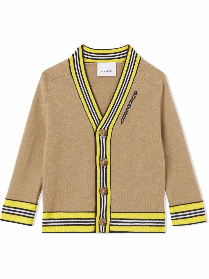 Cardigan beige neonato