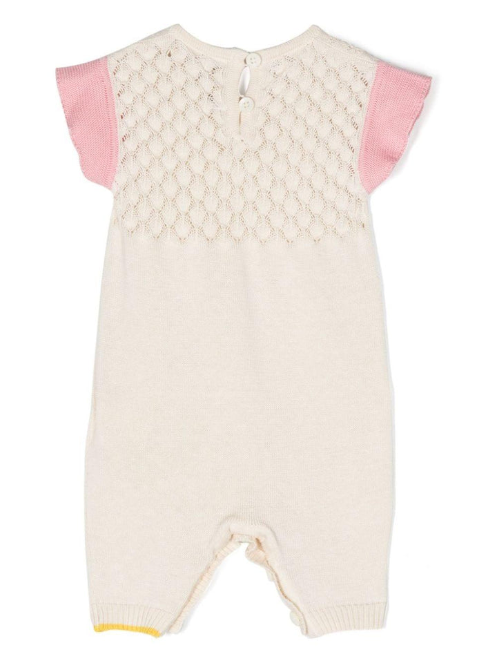 Tutina neonata beige/rosa