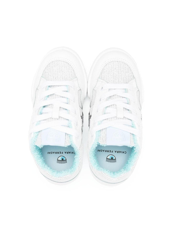 Sneakers bianche bambina