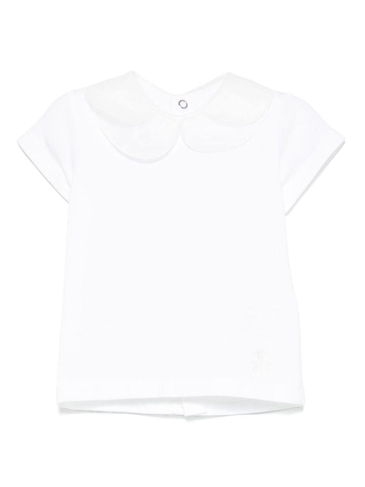 t-shirt bianca neonata