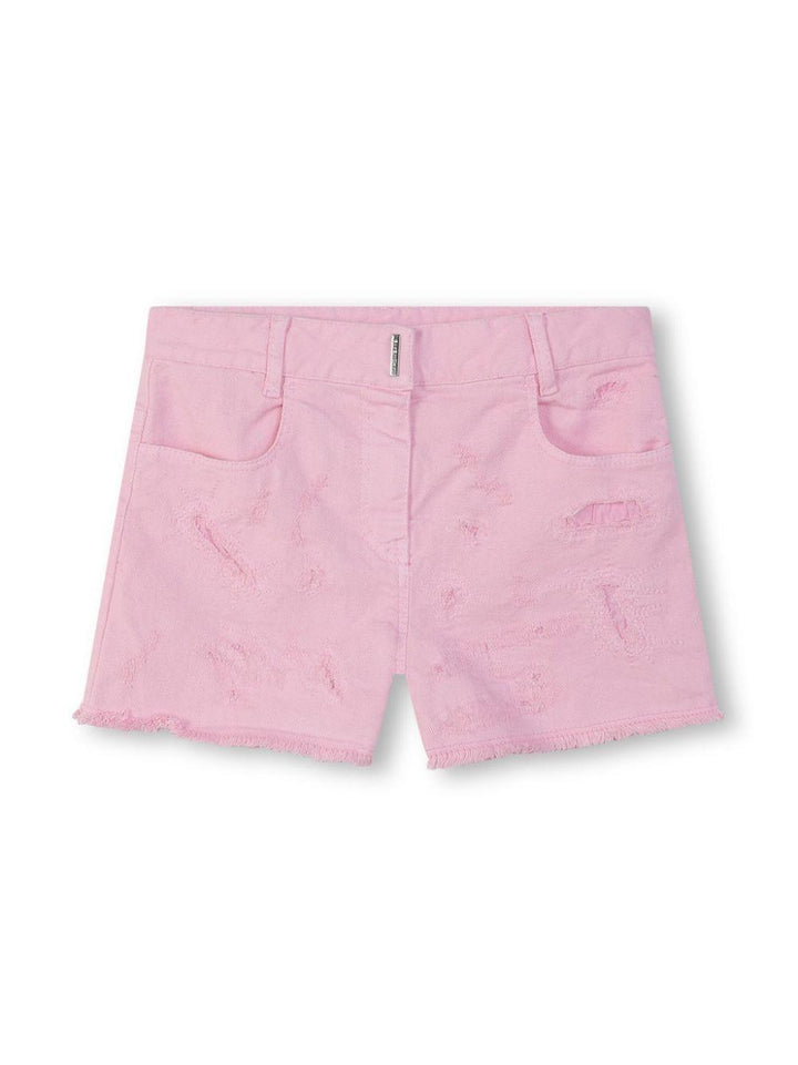 Shorts bambina rosa