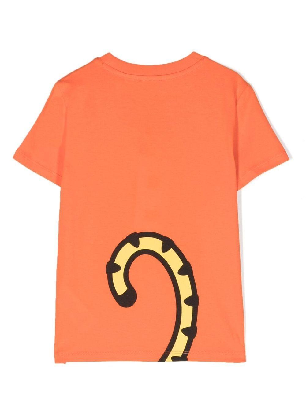 T-shirt arancione bambino K25800 420 KENZO KIDS 