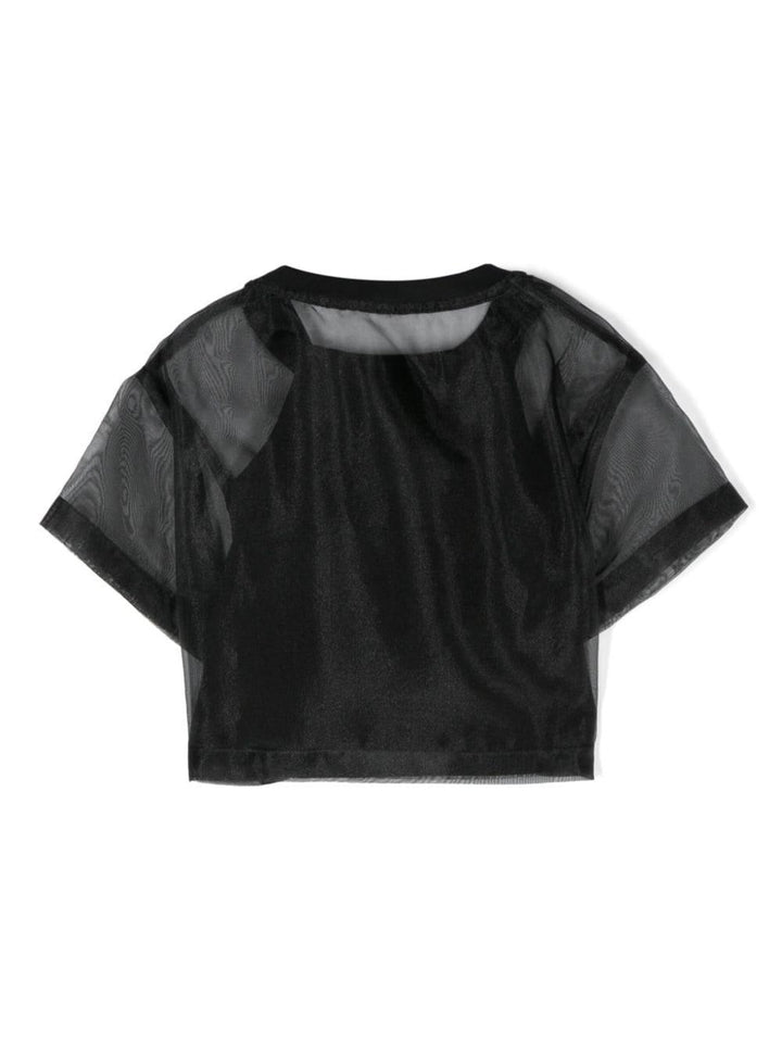 T-shirt nera bambina