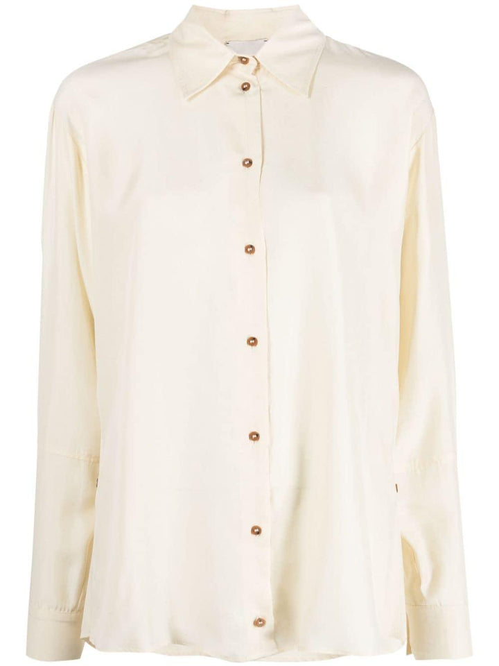 Camicia bianco crema donna