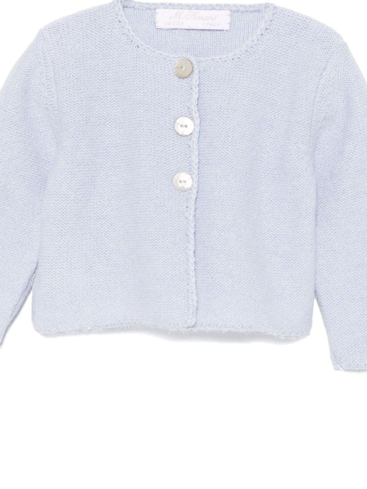 cardigan celeste neonato