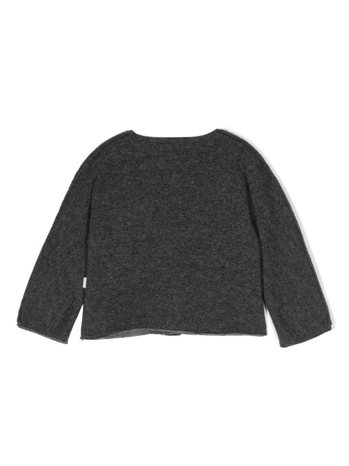 Cardigan grigio scuro neonato