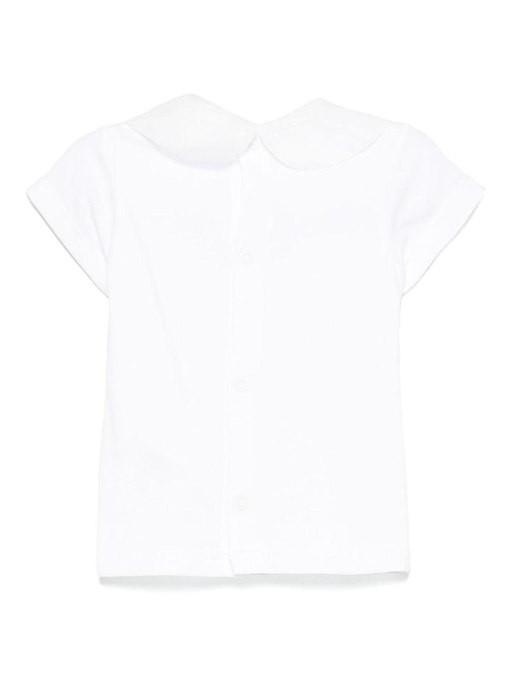 t-shirt bianca neonata