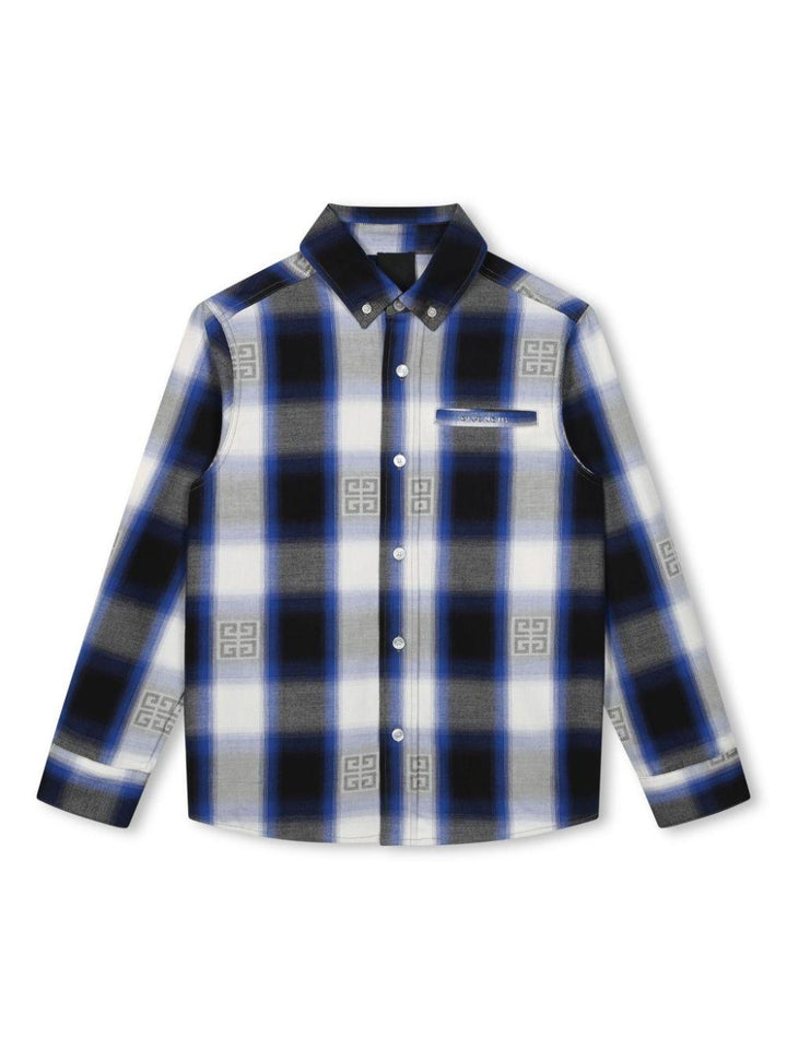 Camicia nero/multicolore bambino
