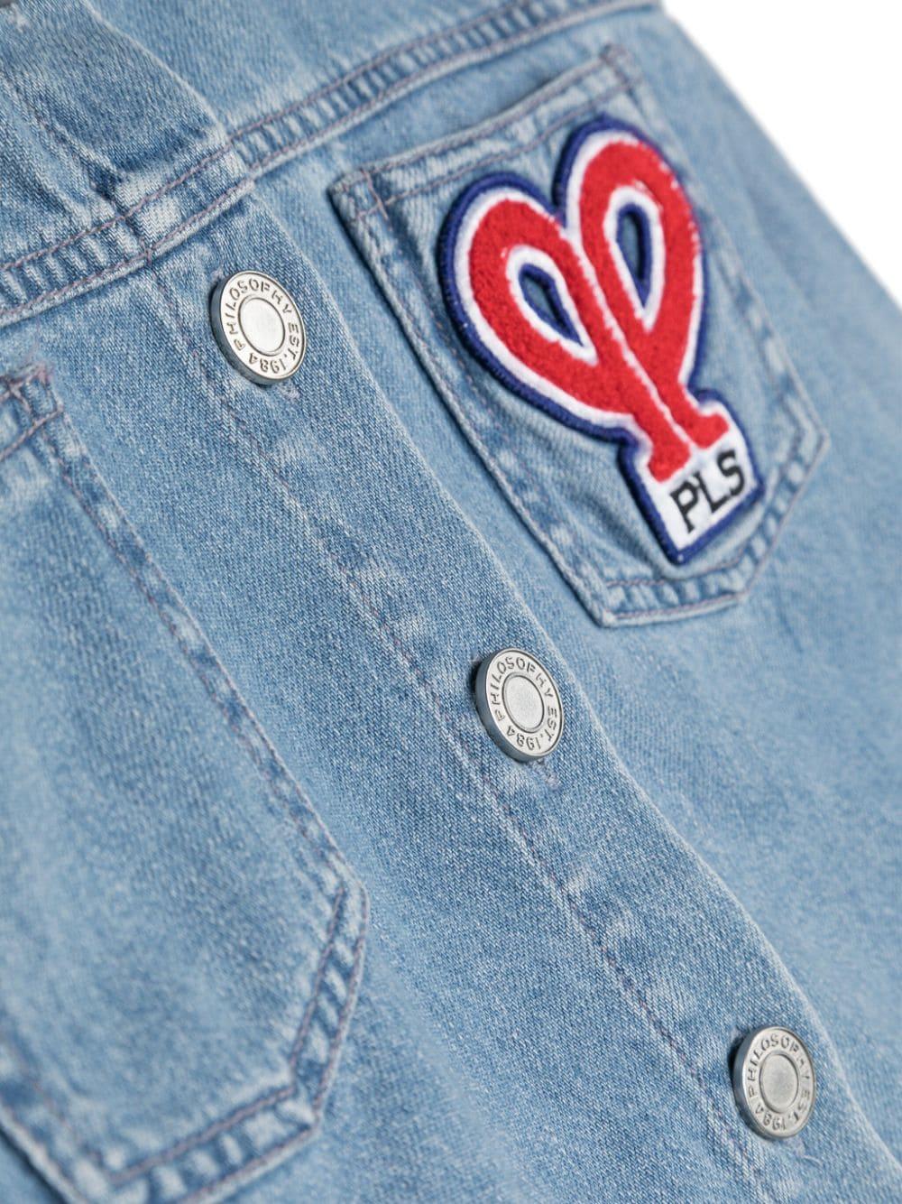 Giacca denim bambina