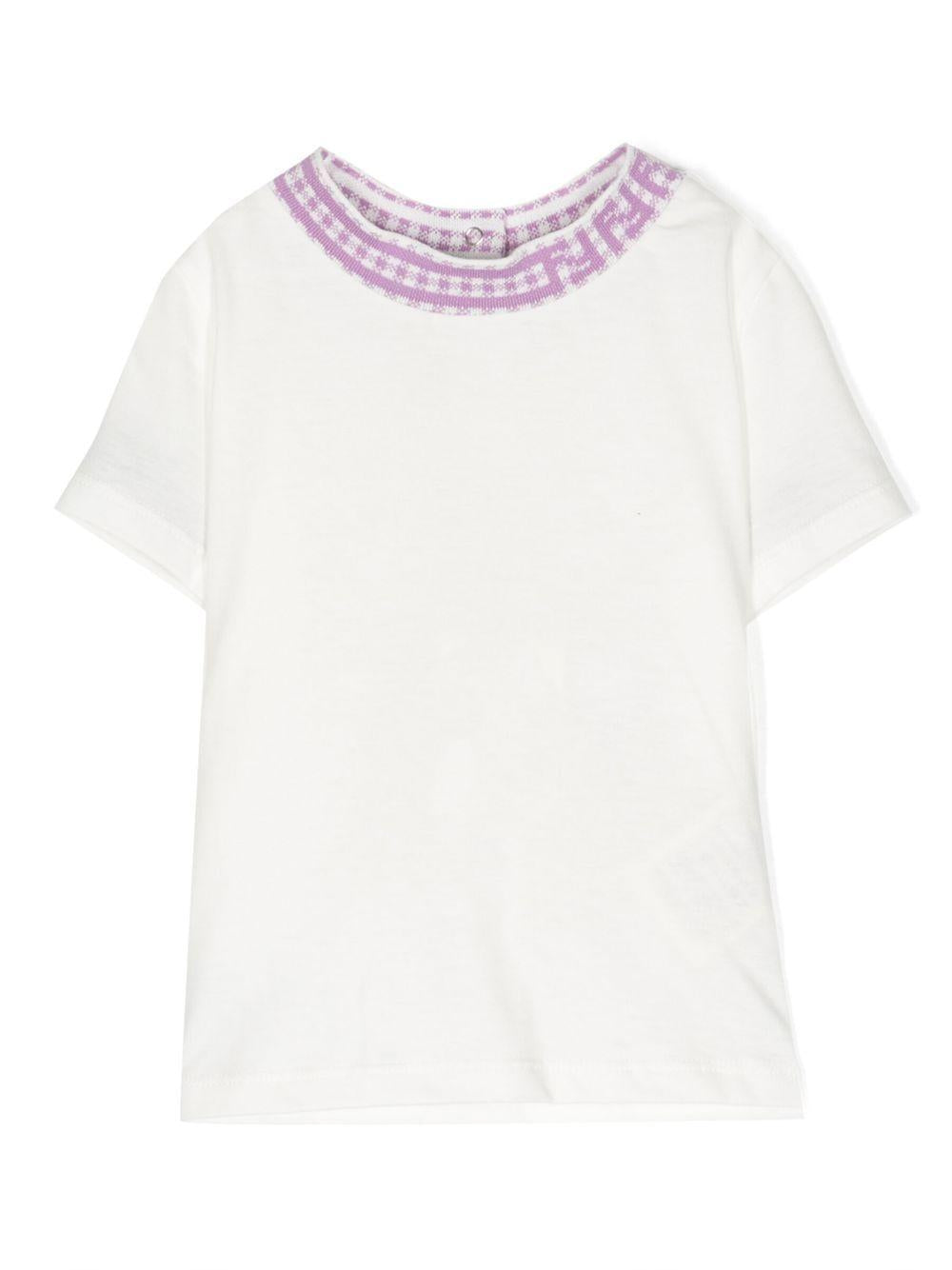 T-shirt bianca bambina