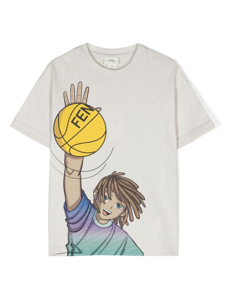 T-shirt grigia bambino