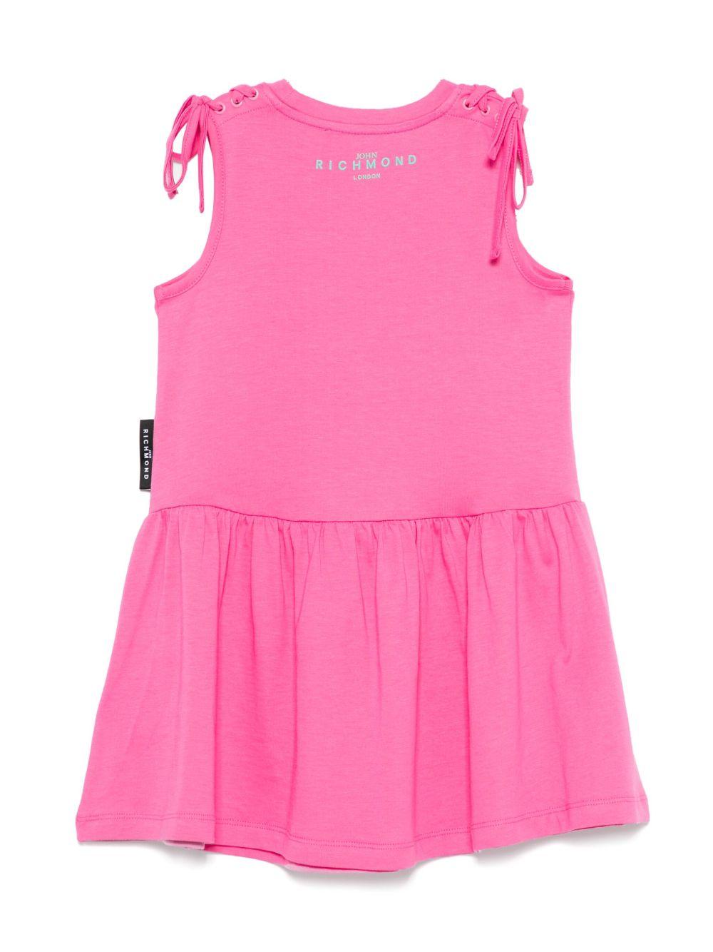 abito rosa bambina