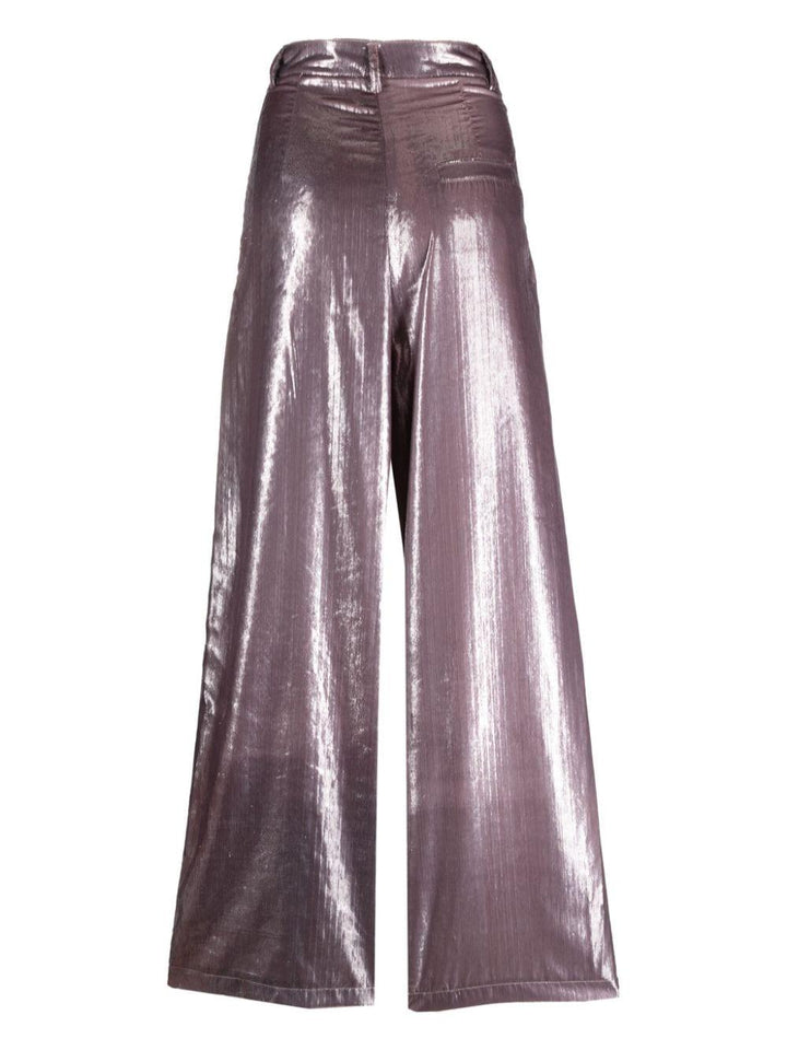 Pantaloni color malva donna