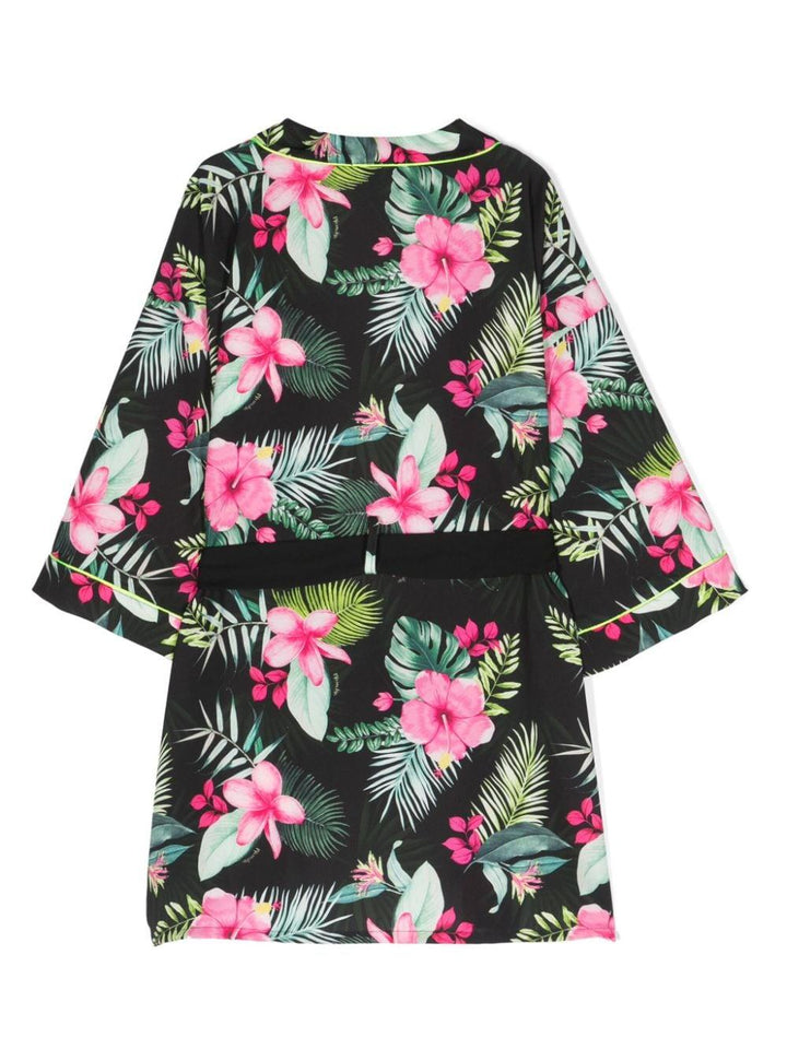 Giacca bambina nera/multicolore