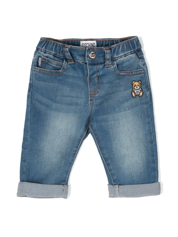 Jeans indaco neonato