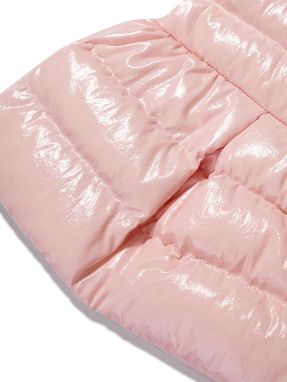 Gillet bambina rosa