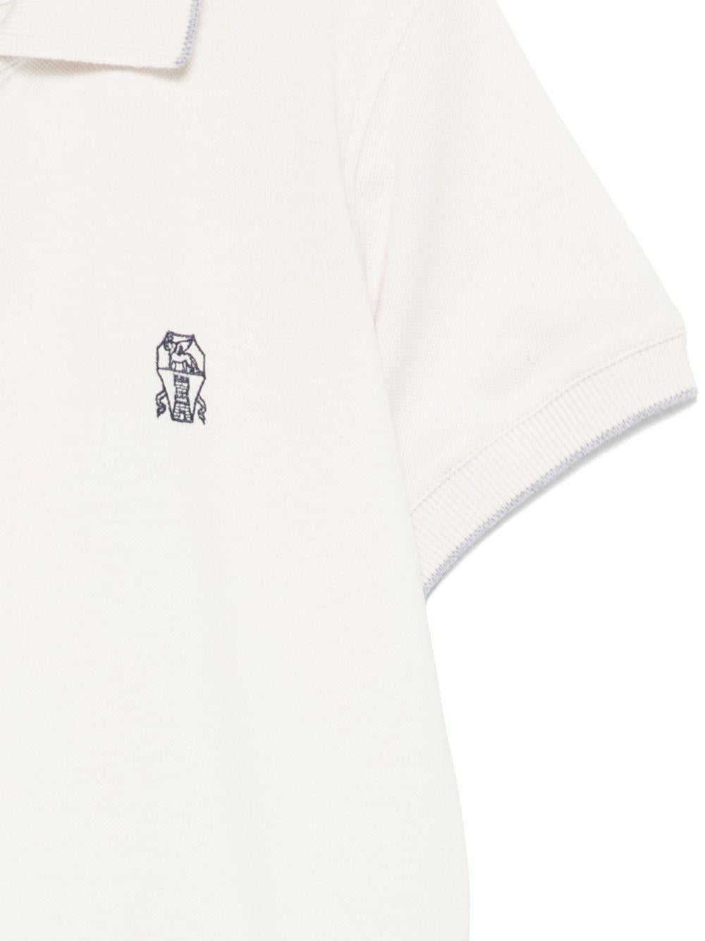 polo bianca bambino
