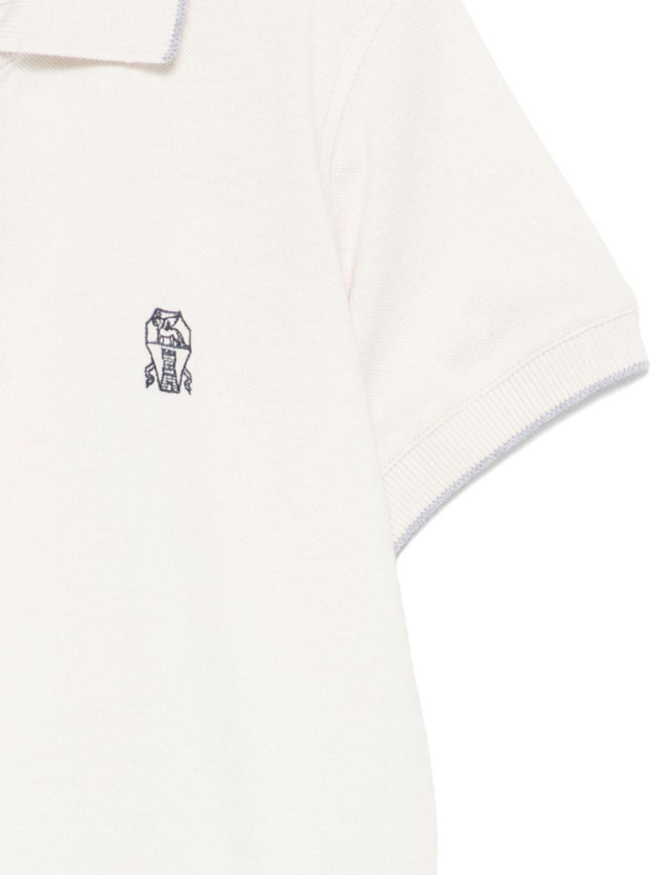 polo bianca bambino