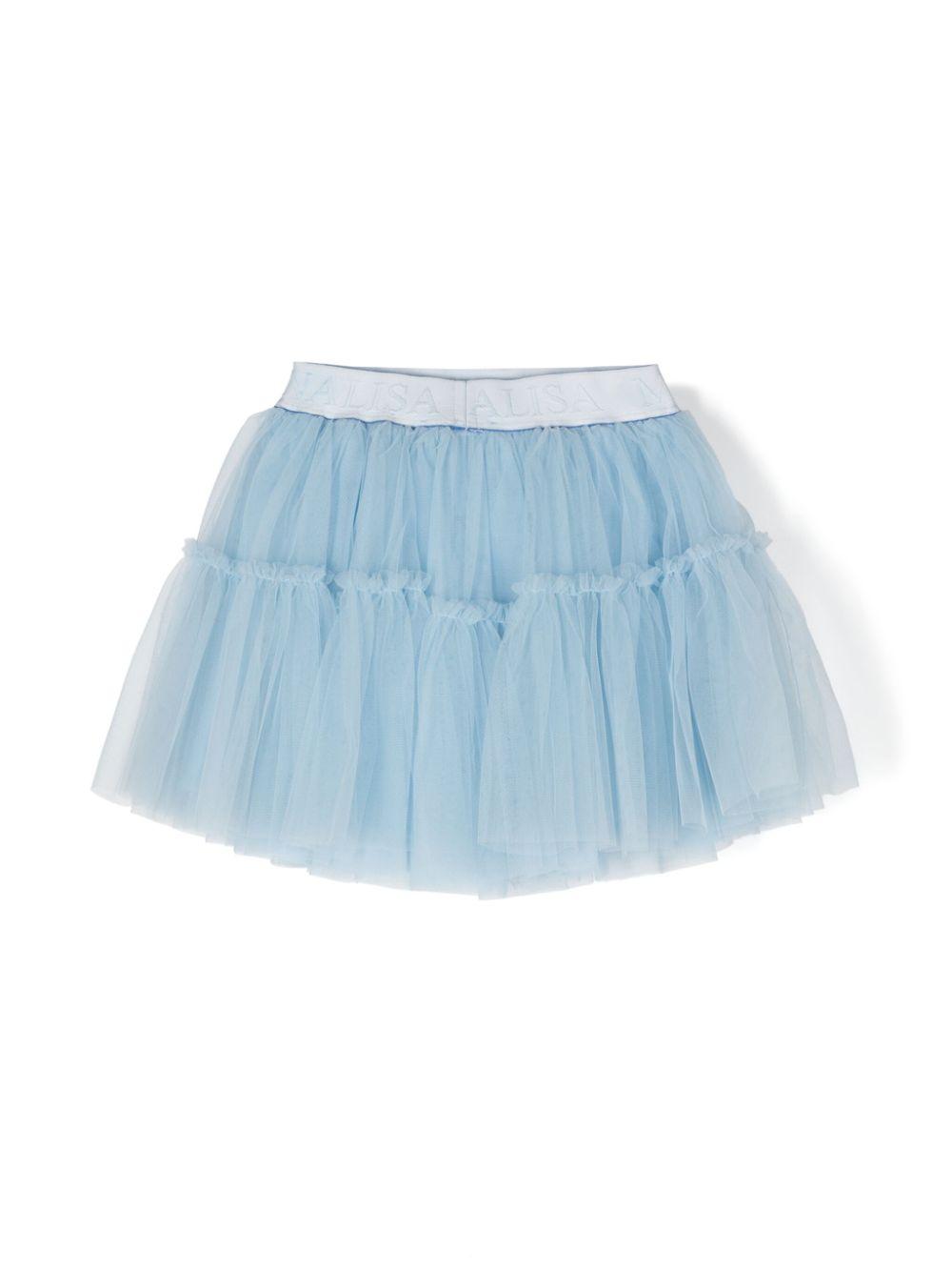 Gonna azzurra bambina