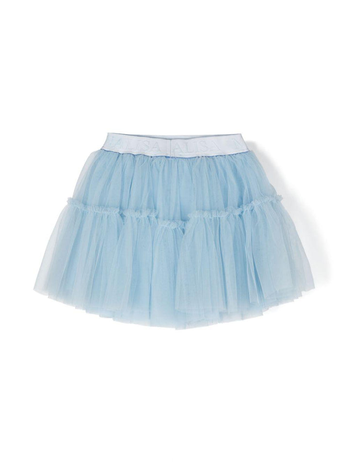 Gonna azzurra bambina